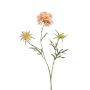 Artificial Scabiosa MARUA, peach, 31"/80 cm