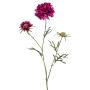 Artificial Scabiosa MARUA, violet, 31"/80 cm