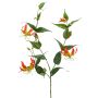 Artificial Gloriosa WARIS orange-yellow, 4ft/120 cm