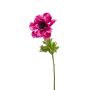 Artificial anemone TAIKI, fuchsia, 22"/55 cm