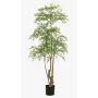 Artificial butcher's-broom tree KHALED, synthetic trunk, green, 6ft/180 cm