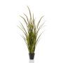 Artificial foxtail grass ANOUR with panicles, green-brown, 4ft/115 cm