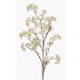 Artificial cherry blossom branch GIMA with flowers, cream-yellow, 4ft/120 cm