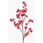 Artificial cherry blossom branch GIMA with blossoms, fuchsia, 4ft/120 cm