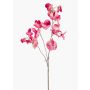 Artificial sweet pea KANZI, fuchsia, 30"/75 cm