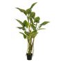 Artificial elephant ear KOKKO with lianas, green, 6ft/195 cm