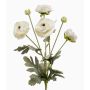 Artificial ranunculus HIBBA, cream, 26"/65 cm