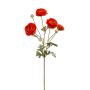 Artificial ranunculus HIBBA, orange, 26"/65 cm