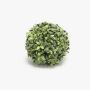 Artificial boxwood ball TOM, plastic grid, crossdoor, Ø6"/15cm