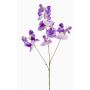 Artificial sweet pea KANZI, purple, 30"/75 cm