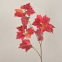 Artificial maple branch PORTREE, red, 3ft/90cm