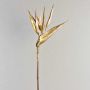 Artificial bird of paradise flower BALTZE, gold, 31"/80cm