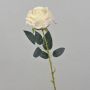 Fake rose ELEAZAR, cream-apricot, 26"/65cm, Ø 3.5"/9cm