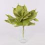 Artificial plant aloe vera LIERA with glitter, olive green, 12"/30cm