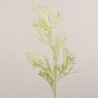 Artificial elkhorn fern branch NABURI, green-beige, 31"/80cm