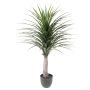 Plastic yucca DENDES in decorative pot, 4ft/120cm