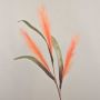 Artificial reed grass spray ZIGOR, orange, 4ft/110cm