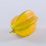 Plastic star fruit BALKOE, yellow, 4"/10cm