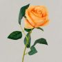 Silk rose SEENSA, orange, 22"/55cm Ø 2.8"/7cm