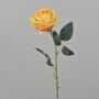 Fake rose ELEAZAR, orange, 26"/65cm, Ø 3.5"/9cm