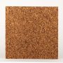 Natural cork back panel RATANA made of agglomerated cork, brown, 20"x20"/50x50cm, thickness 0.8"/2cm