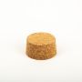 Cork lid SERILDA made of agglomerated cork, natural, 1.1"/2,7cm, Ø2"/5/2.2"/5,5cm