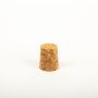 Conical cork stopper SERILDA made of agglomerated cork, natural, 1.4"/3,5cm, Ø1"/2,5/1.2"/3cm