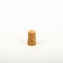 Conical cork stopper SERILDA made of agglomerated cork, natural, 1.3"/3,2cm, Ø0.7"/1,7/0.8"/2,1cm