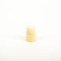 Conical cork stopper ALMEDA made of natural cork, light-coloured, 1.3"/3,3cm, Ø0.7"/1,9/0.9"/2,3cm