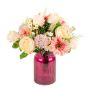 Udo's choice: Classic bouquet VELORA, cream-pink, 14"/35cm, Ø14"/35cm