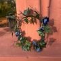 Midnight Bloom Wreath for the Wedding Rings – Customer request from Julie Fleur