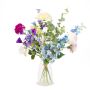 Artificial spring bouquet AVIL, purple-blue-white, 24"/60cm, Ø18"/45cm