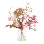 Artificial autumn bouquet PHILLIS, pink-fuchsia-brown, 26"/65cm, Ø16"/40cm