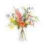 Artificial spring bouquet AVIV, pink-purple-yellow, 30"/75cm, Ø22"/55cm