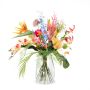 Artificial flower bouquet FEME, red-violet, 26"/65cm, Ø16"/40cm