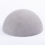 ®mosy Floral foam half ball YERAY for artificial flowers, grey, 4"/10cm, Ø8"/20cm