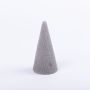 ®mosy Floral foam cone ZOILA for artificial flowers, grey, 4"/10cm, Ø2"/5cm