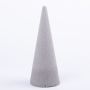 ®mosy Floral foam cone ZOILA for artificial flowers, grey, 10"/26cm, Ø4"/10cm