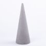 ®mosy Floral foam cone ZOILA for artificial flowers, grey, 13"/32cm, Ø4.7"/12cm