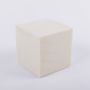 ®mosy Floral foam cube GABRIO for artificial flowers, cream, 4.7"x4.7"x4.7"/12x12x12cm