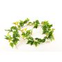 Artificial Boston ivy garland LEDURANA, Eco Collection, green-orange, 5ft/150cm