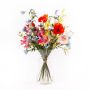Artificial field flower bouquet CINDANA, colourful, 28"/70cm, Ø18"/45cm
