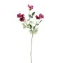 Artificial branch Wild rose FOSETTA, Eco Collection, dark pink, 28"/70cm, Ø1.2"-2"/3-5cm