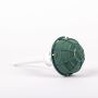 ®mosy wet floral foam bridal bouquet holder LAHANA with plastic handle, mesh, swivelling head, green, 9"/23cm, Ø3.3"/8.5cm