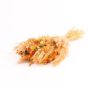 Dried flower bouquet CARMENTA, orange-natural, 20"/50cm, Ø8"/20cm