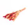 Dried bouquet DILIANE, fuchsia-natural, 20"/50cm, Ø6"/15cm