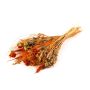 Dried ear bouquet COVENTINA, orange-natural, 26"/65cm, Ø9"/23cm
