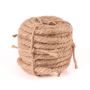 Jute ribbon KALF, natural, 9m, Ø0.4"/1cm