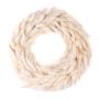 Dried wreath Lagurus RIKARDA, cream, Ø10"/25cm