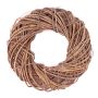 Natural decoration Wicker wreath JOZIAH, natural, Ø20"/50cm